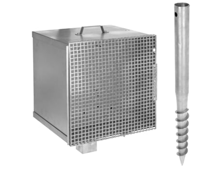 Caixa Eléctrica Antirroubo em Aço Galvanizado para Subestação de 12V AKO