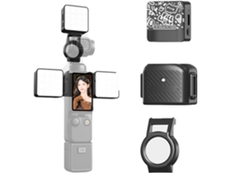 Luz Magnética Para Dji Osmo Pocket 3,500mah, 6500k, Cri≥95, 3 Níveis De Brilho(2 Peças) Hexinyigjly