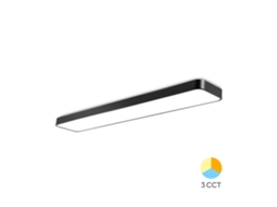 Plafon Led Decorativo 45w 3em1 4650lm Preto Braytron
