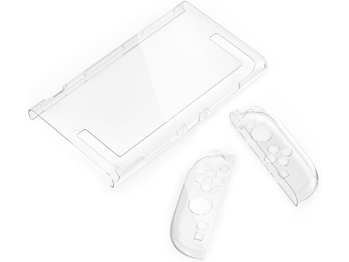 Capa SFUSHOS, protetora, completa, para Nintendo Switch 2, policarbonato transparente