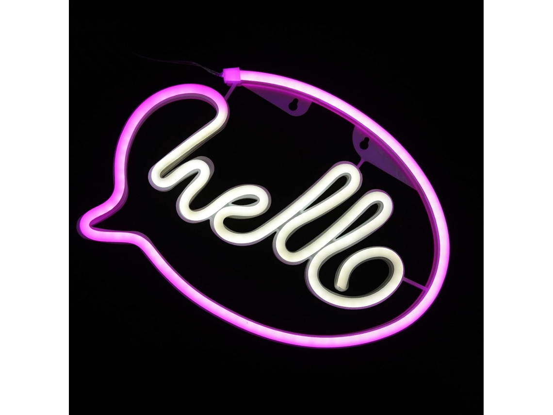 Letreiro Luminoso de Led em Néon, Decoração de Parede Estética, Iluminação Decorativa para Quarto. SFUSHOS