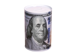 Cofrinho De Metal Em Formato De Porquinho Para Guardar Notas De 100 Dólares, Ideal Para Adultos E Crianças. Aquaforge