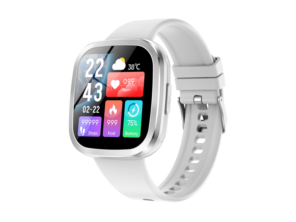 (Anterior) Smartwatch com pagamento offline, NFC, Bluetooth e testes não invasivos de glicose e ácido úrico sem sangramento.