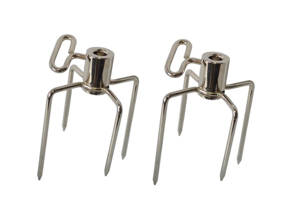 Garfo De Espeto Rotisserie Para Churrasco Com Parafusos, Aprox. 10mm Diâmetro, Conjunto De 2