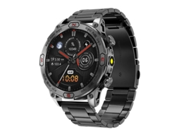 Smartwatch com Tecido Hd Amoled Bluetooth Chamadas Frequência Cardíaca Pressão Arterial Monitoramento e Rastreamento de Oxigênio no Sangue Bestvite