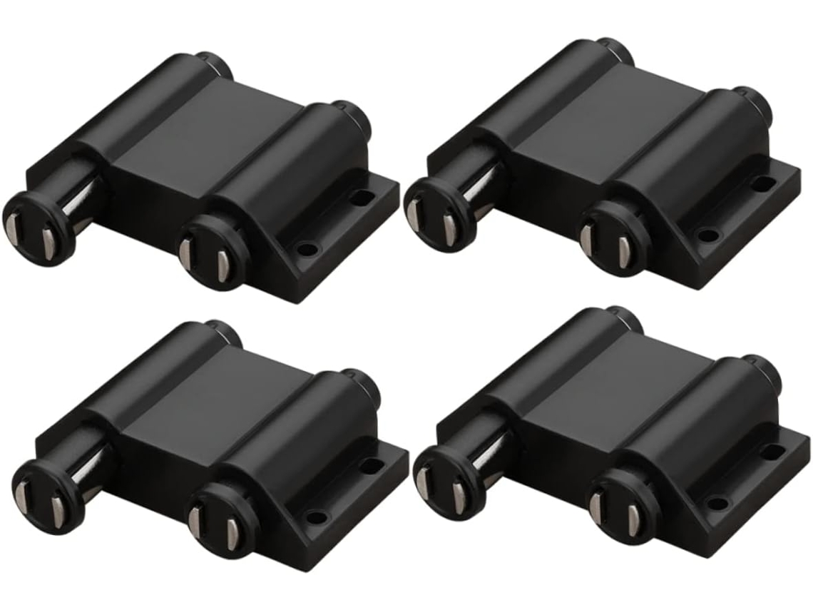 1 Conjunto De 4 Peças Trava Magnética Automática Para Portas