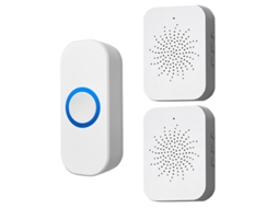 Campainha Sem Fio Para Casa, Campainha Eletrônica Com 2 Ding Dongs, Branca SUNNY SPACES