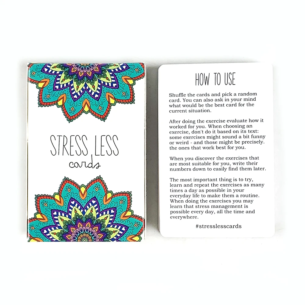Jogo De Cartas Anti-stress Sunshine Gift: Uma Opção De Presente Perfeita Para Ajudar A Aliviar O Estresse E A Ansiedade.