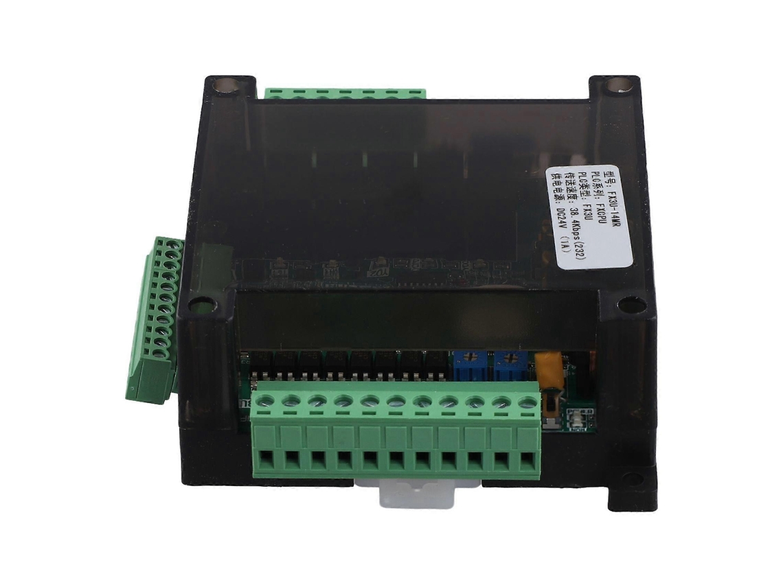 Placa PLC Industrial FX3U-14MR de Alta Velocidade com Controlador Analógico Programável FX3U-14MR Verde