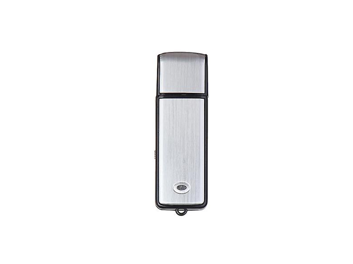 Gravador Usb De Gravação Espiã De Áudio Digital, Capacidade De 90 Horas, Para Reuniões De Palestra 4 Gb Yizhood (preto)