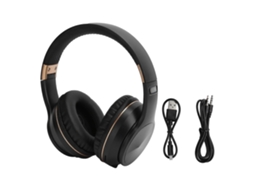 Fone de Ouvido Bluetooth Dobrável Sem Fio, Supra auricular, Graves Potentes TAISHENGDA