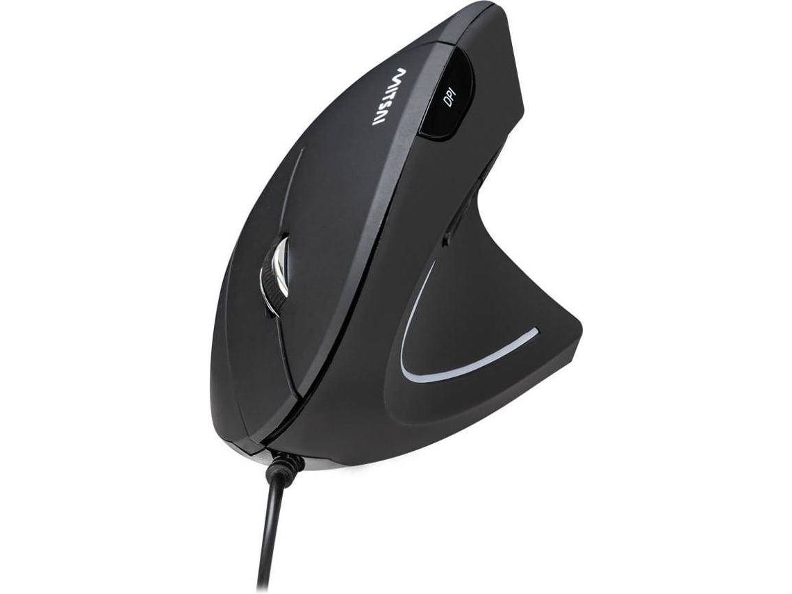Rato MITSAI R375 (Outlet Caixa Aberta - Cabo USB - Regular - 2400 dpi - Preto)