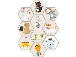 Conjunto De 10 Adesivos Decorativos Impermeáveis Para Azulejos Com Desenhos De Animais.