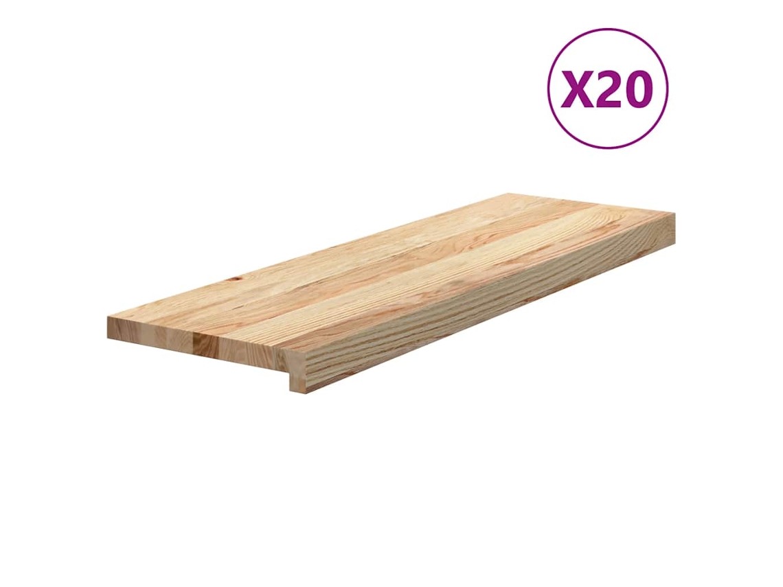 Stair Tread, Stair Treads Vidaxl Marrom Madeira De Carvalho (80 X 30 X 2 Cm)