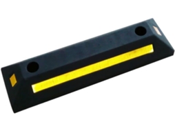 Batente De Roda Em Pvc Com Trava Antiderrapante Para Pneus De Carros E Caminhões, Suporte Ajustável Com Parafusos Inclusos.