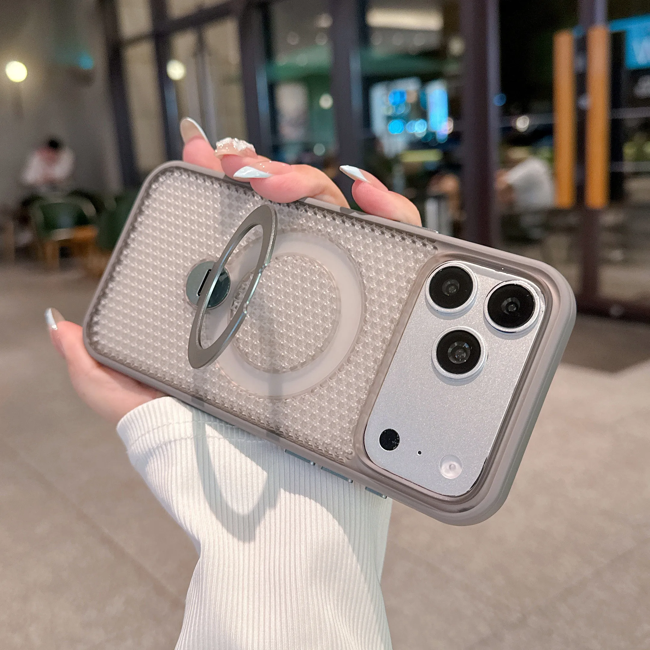Funda Con Soporte De Malla Para Iphone 11 Pro Max
