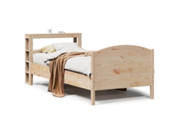 Cama Sem Colchão 75x190 Cm Madeira de Pinho Maciça MAISON EXCLUSIVE