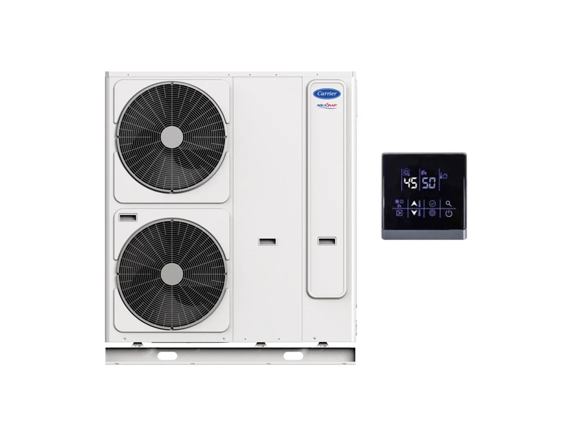 Bomba de Calor Ar/Água Monofásica Aquasnap com Apoio Elétrico CARRIER 12 Kw