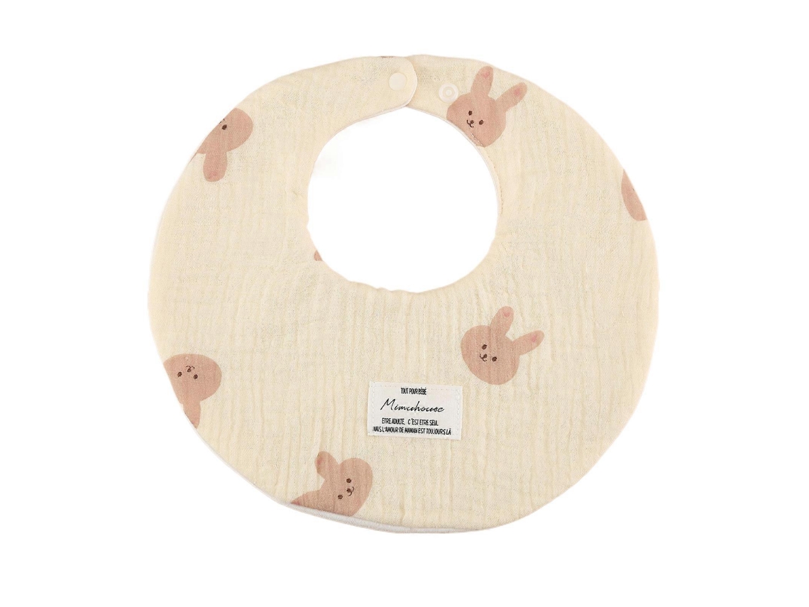 Babador prático para alimentar bebês, com 4 compartimentos para saliva, babador para bebês com design animado, toalha para saliva, pano respirável para assaduras.