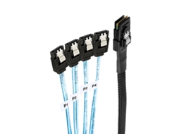 Adaptador Cabo Mini Sas Sff 8087 para 4 Sata 12gbps LAXISCREED