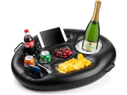Suporte Inflável Flutuante Para Bebidas Na Piscina, Banheira De Hidromassagem, Alta Qualidade, Grande, Para Bebidas E Alimentos, Ideal Para Lago, Prai
