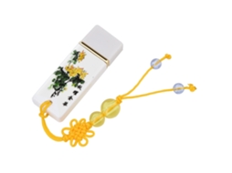 Pen Drive LAXISCREED 16g Porcelana Azul e Branca