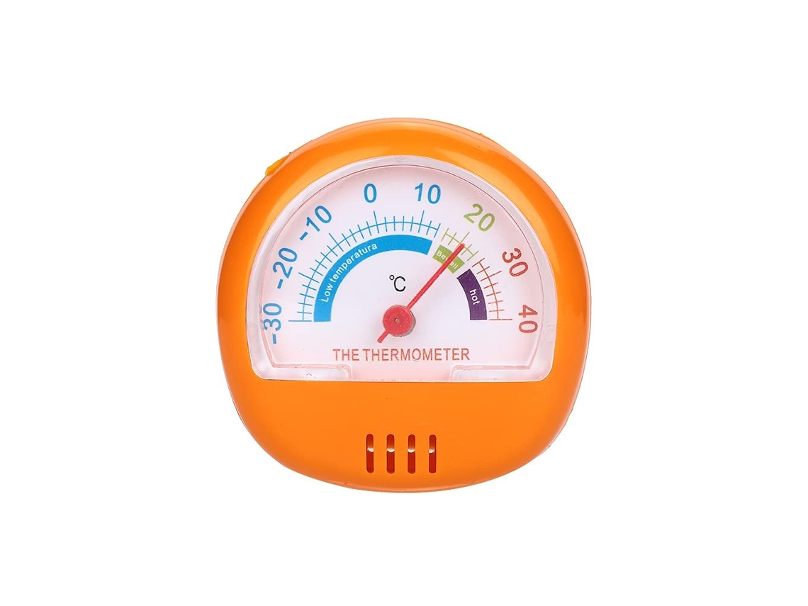 Lurelia Termómetro Analógico, Para Frigorífico E Congelador, Alta Precisão, Visor Fácil Leitura, Memória Máx./mín., Celsius/fahrenheit