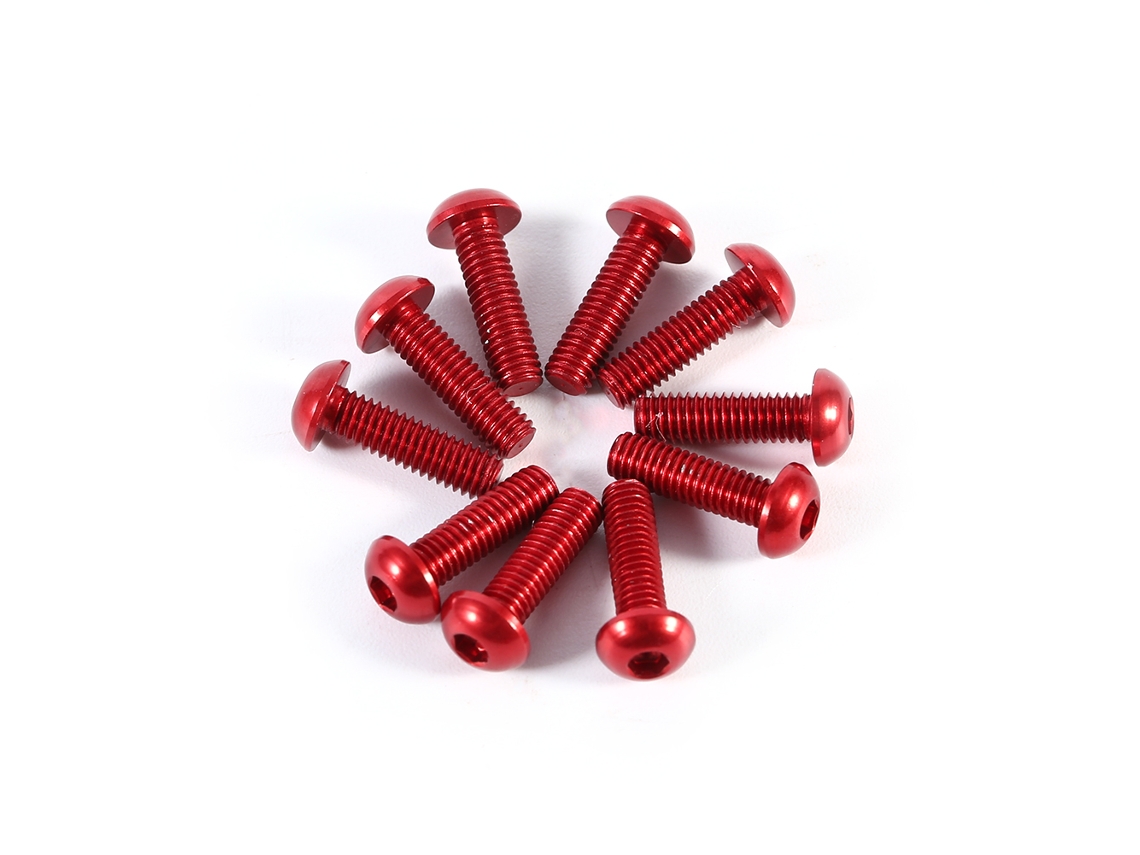 10pcs Parafusos de Cabeça Redonda M3 | S/MARCA