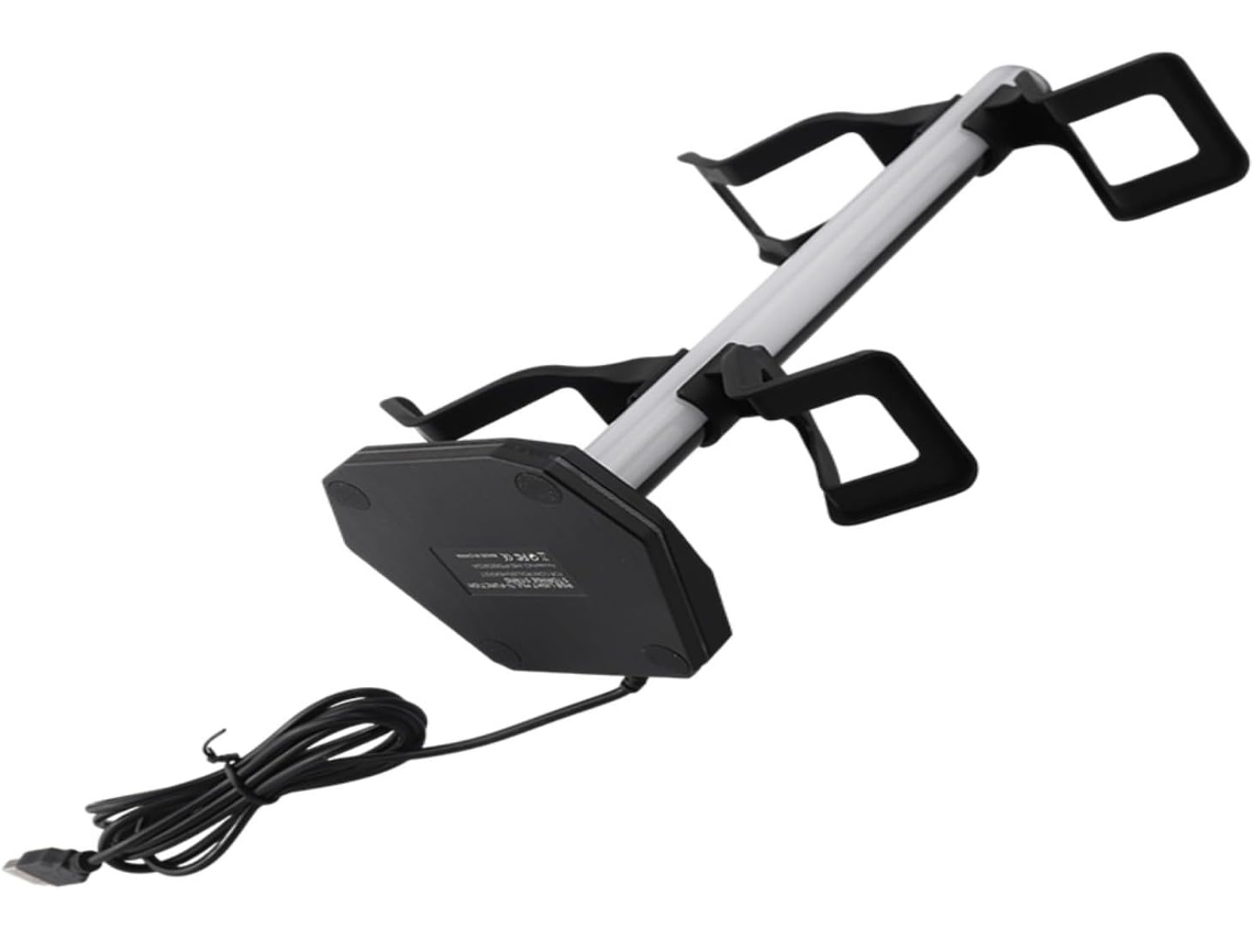 Lurelia Base Rgb Para Headset Com Usb, Suporte De Mesa Para Auscultadores, Rgb, Metal, Preto, Uso Profissional Funcional