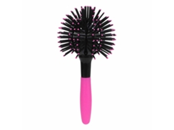 Pente De Cabelo 3d Ondulado Resistente A Altas Temperaturas Com Bola De Massagem 360° Para Cabelereiro