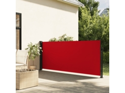 Vidaxl Toldo Lateral Retrátil 140x600 Cm Vermelho