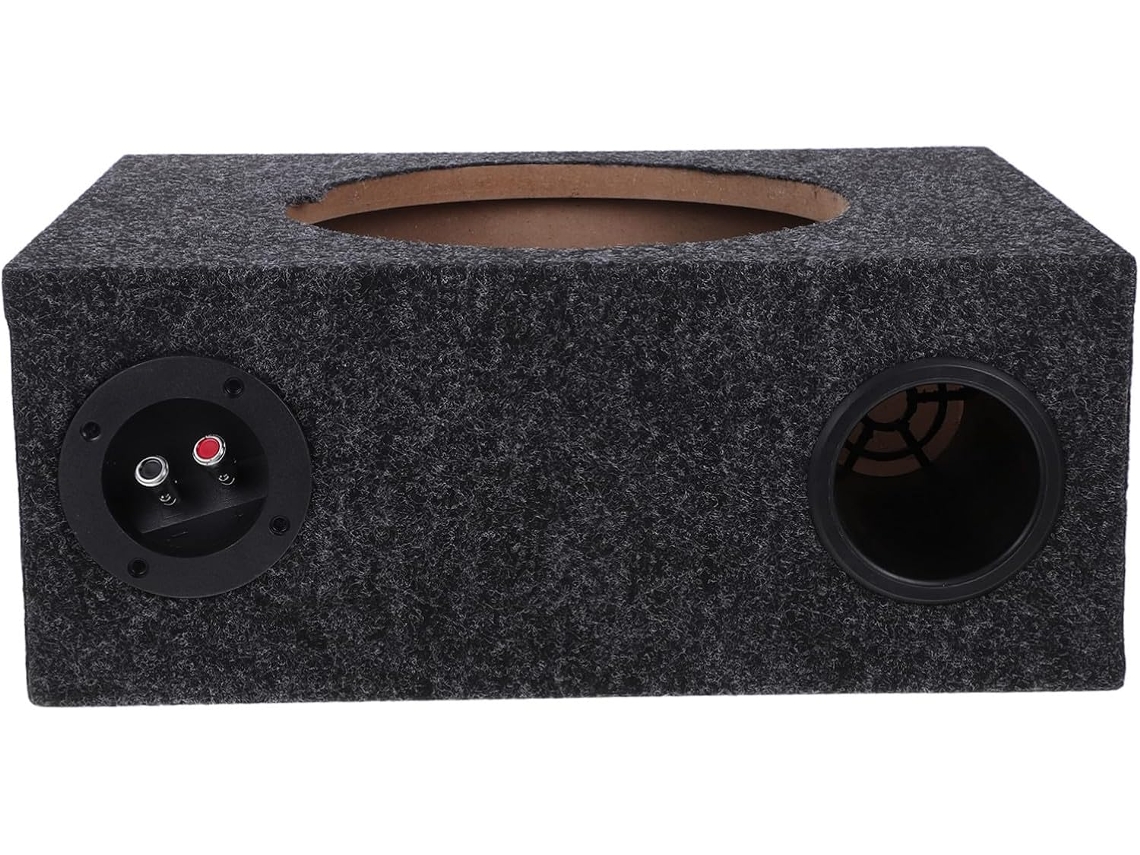 Caixa De Subwoofer Simples Em Madeira E Abs, Fácil Instalação, Design Elegante, 10