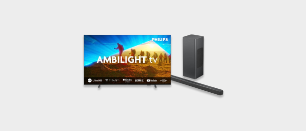 50% desconto em Soundbars Philips