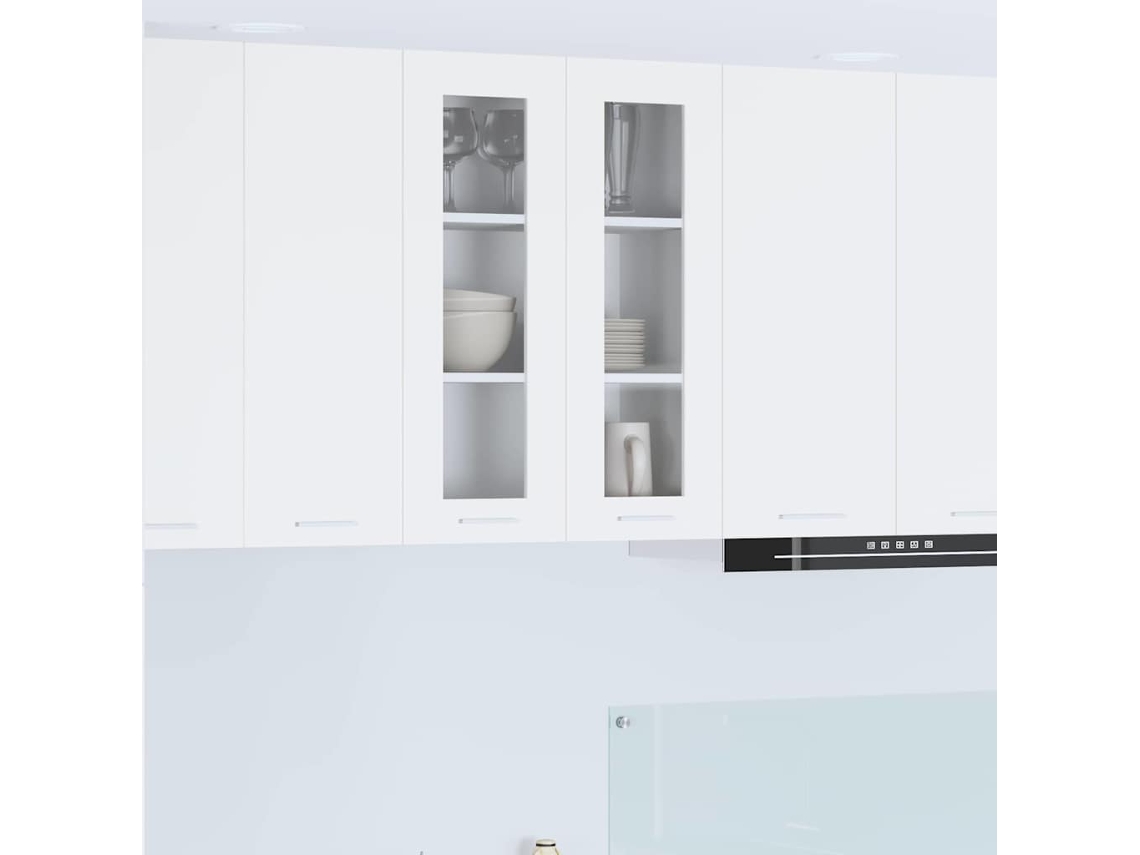 Vidaxl Armário Suspenso Branco 60 X 31 X 80 Cm Madeira Processada