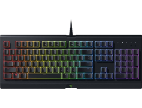Teclado Gaming RAZER Cynosa Chroma Preto — Com fio USB | Mecânico | Layout Português | Iluminado