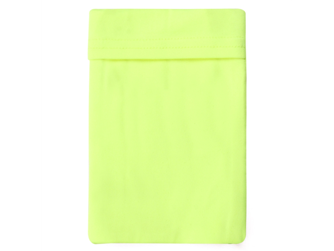 Pulseira Esportiva Laxiscreed Amarela Fluorescente Para Treino E Corrida Confortável E Resistente