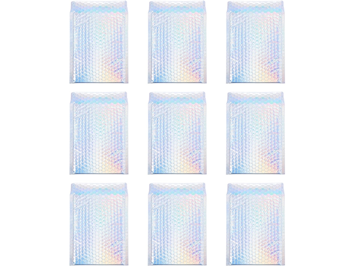Sacos Antichoc Em Filme De Alumínio 25pcs 18x23,4 Cm Para Estoque Cosméticos E Acessórios Enviados Protegidos