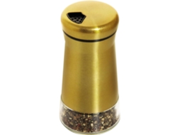 Conjunto De Moedores Sal E Pimenta Em Cobre Aço Inoxidável, Com Fundo Transparente E Tampa De Aço Inoxidável, Com Bico Ajustável. 1 Unidade