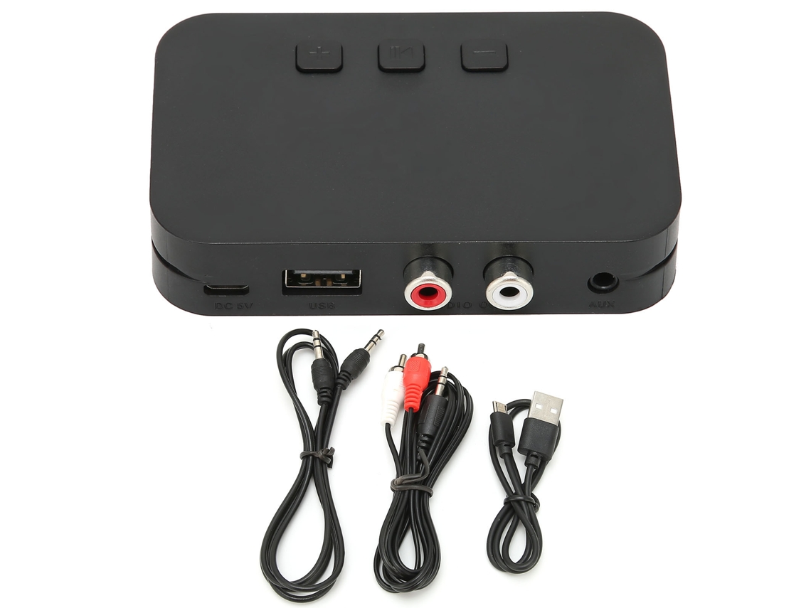 Adaptador receptor de audio inalámbrico NFC BT 5.0 USB Aux RCA para música HiFi | S/MARCA