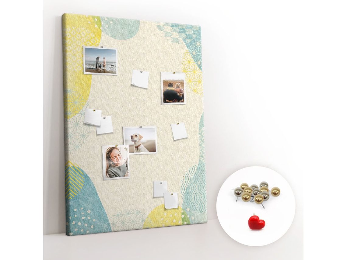 Painel De Cortiça Para Parede Moldura Decorativa Para O Escritório Espelharte (100x140 Cm)