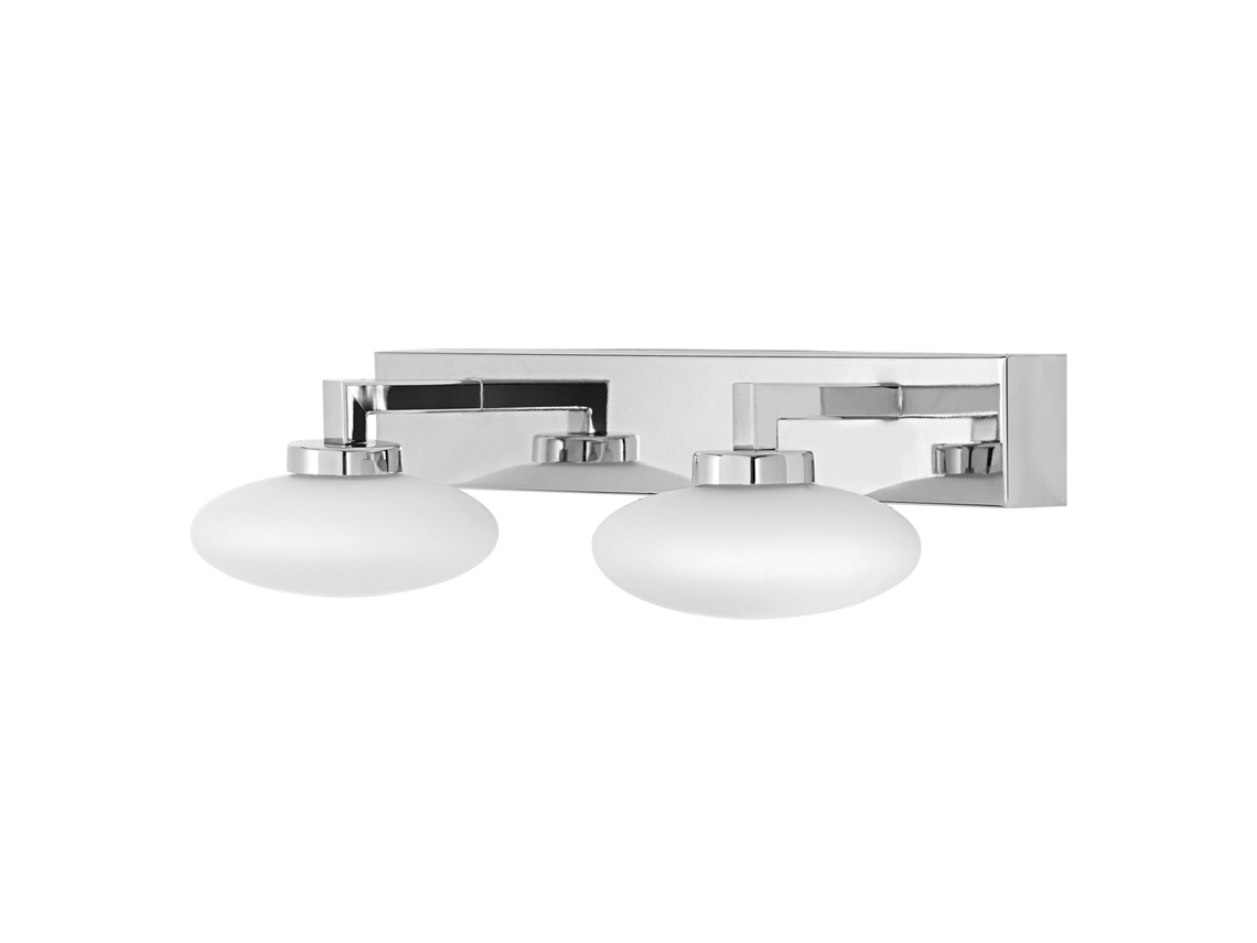 Aplique Led Duplo 12W para Espelho Casa de Banho Ip44 Ledvance 4058075573963 Prata LEDKIA