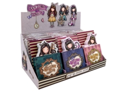 Bloco De Notas Gorjuss Cheshire Cat Azul Roxo 25 X 22 X 14 Cm