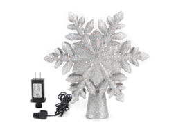 Árvore De Natal Laxiscreed Com Topper De Neve Led E Projeção Rotativa, Compatível Com Tomada Us 120v