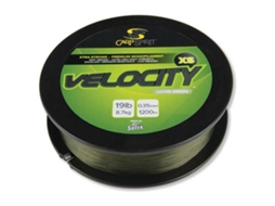 Linha Carpfishing Velocity Xs 1200 M Verde 0.300 Mmcarp Spirit