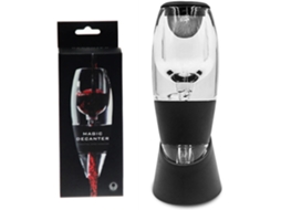 Este Decantador/servidor Utiliza Um Mecanismo De Decantação Exclusivo Para Realçar Rapidamente O Sabor Do Vinho. É O Presente Perfeito Para Os Amante