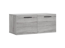 Armário de Parede Madeira Cinza Sonoma MAISON EXCLUSIVE (80x36,5x35 cm)