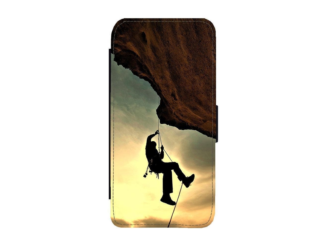 Capa Flip Para Iphone 17 Pro Max Com Tema De Montanhismo