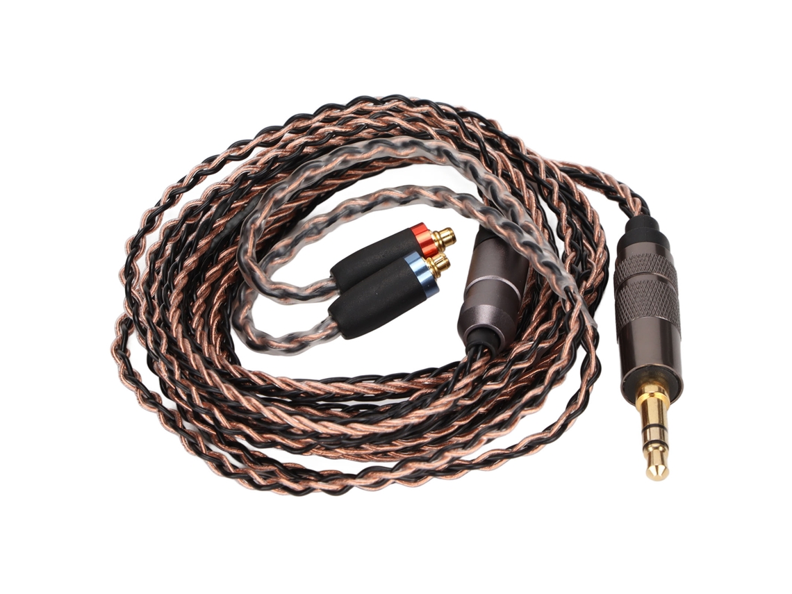 Cable para Auriculares MMCX de 3,5 mm Y 8 Núcleos OFC para Se535 UE900 Se215 Se425 BGVp com S/MARCA