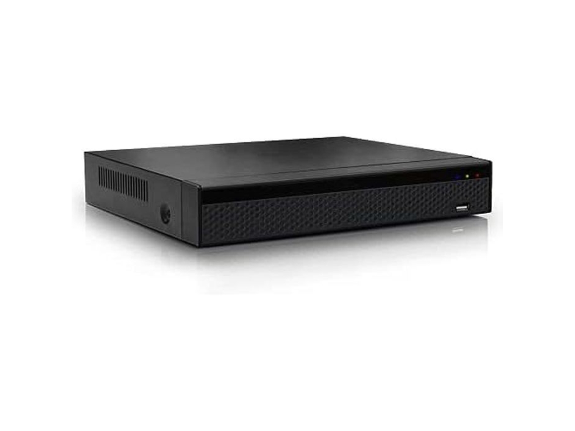 Gravador de Vídeo em Rede Atlantis NVR 1608P AK Black 16 Canais a 8 MP Saída HDMI Função P2P
