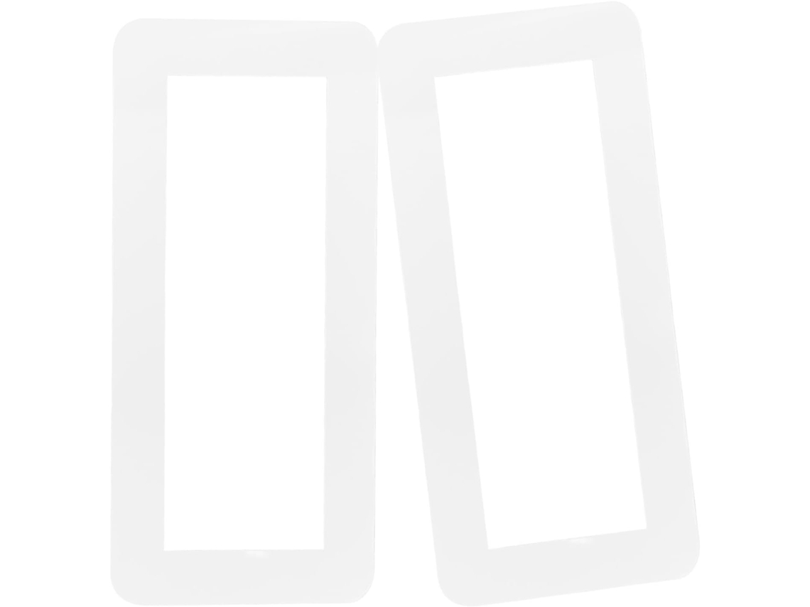 Adesivos para Interruptor de Luz, 2 Peças, Acrílico, Transparente, 3 Interruptores, Tipo 86, Capa CHABERLU